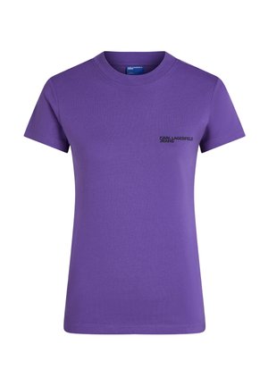 Karl Lagerfeld Jeans, KLJ SLIM SS TEE - T-shirt basic - prism violet