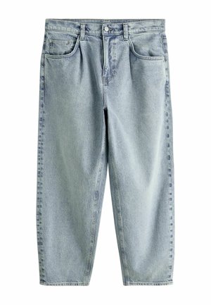 Next, REGULAR FIT - BARREL FIT EDIT PLEATED JEANS - Baggy Jeans - mid blue