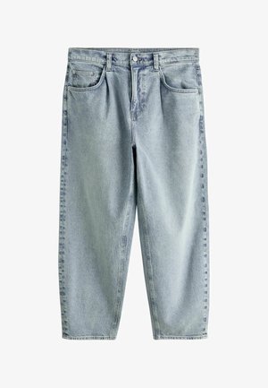 Next, REGULAR FIT - BARREL FIT EDIT PLEATED JEANS - Baggy Jeans - mid blue