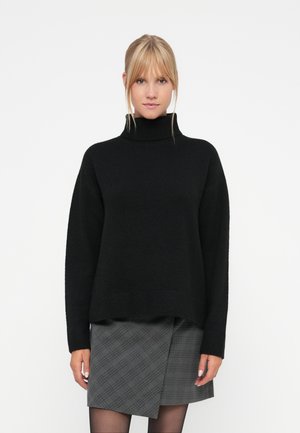 VIELLIE ROLLNECK  - Strickpullover - black