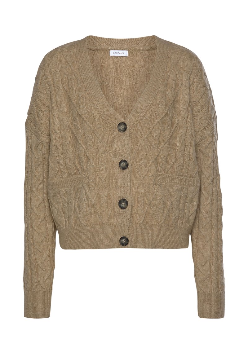 LASCANA Cardigan camelfarben/camel Zalando