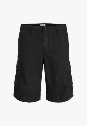 JJ Rebel, CARGO SHORTS RELAXED FIT CARGO SHORTS - Rövidnadrágok - black