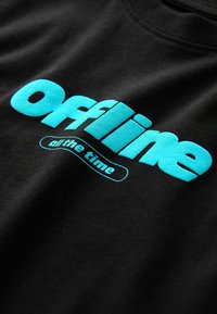 Unselected, black offline