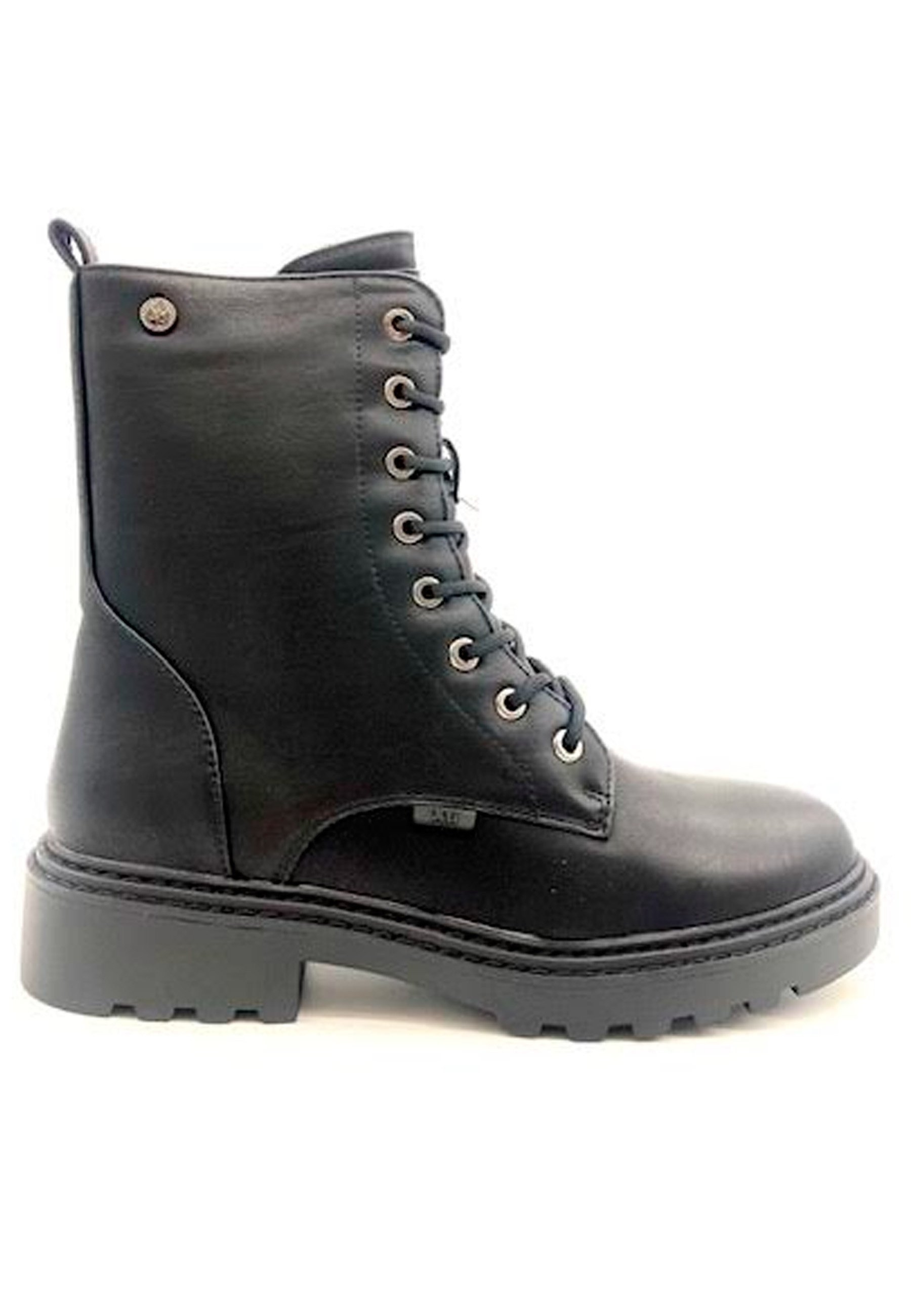 XTI BOTA MILITAR XTI - Botas con cordones - black/negro - Zalando.es