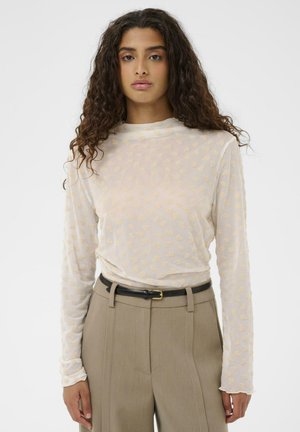 SEREN TEE - Bluza - parchment