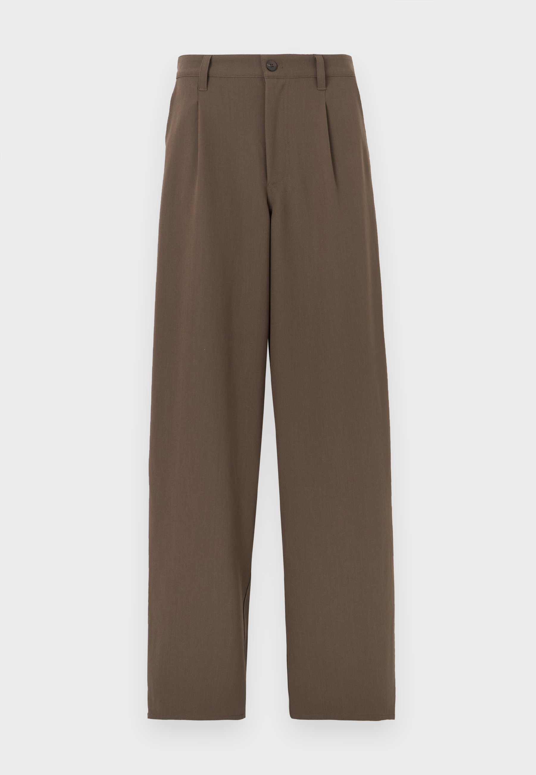 Samsøe Samsøe HARPER PLEAT TROUSERS - Trousers - major brown/brown
