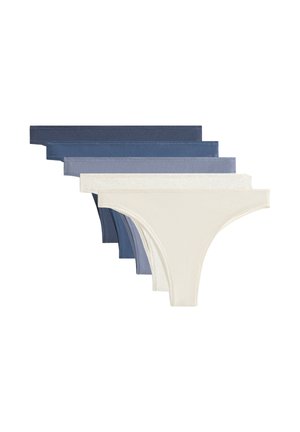 5 PACK - Thong - mottled royal blue