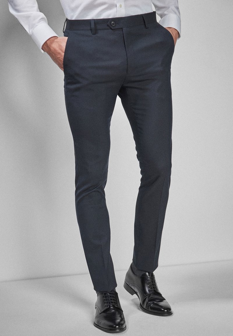 Next Suit trousers mottled blue Zalando.de