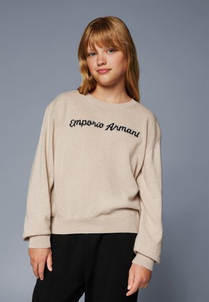 MAGLIA - Stickad tröja - beige melange