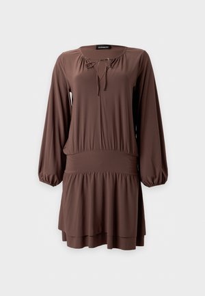 Even&Odd by Zalando, Трикотажна рокля - dark brown