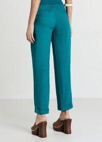 Calliope TASCHE ALLA FRANCESE MISTO - Pantaloni - verde petrolio