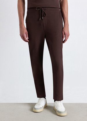 Calliope, PANTALONE GINNICO TINTA UNITA - Pantaloni sportivi - caffè