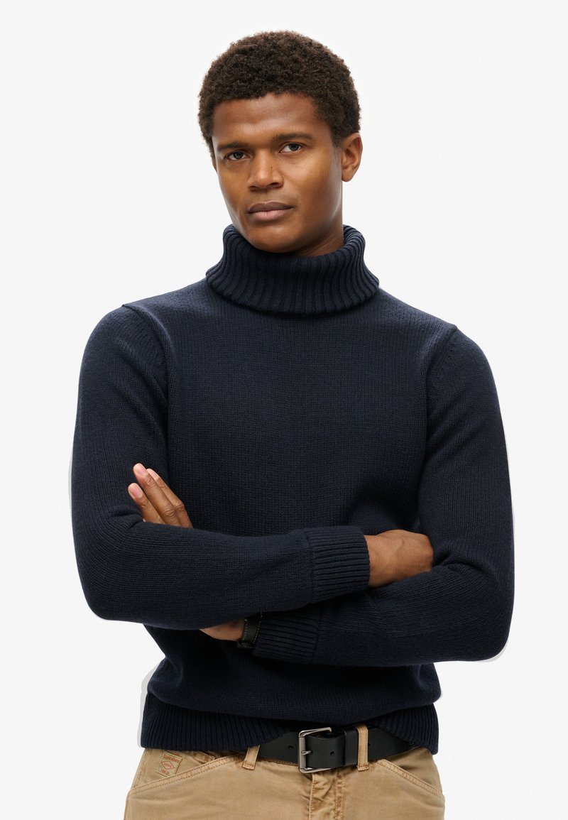 Superdry & Co ROLL NECK - Trui - dark navy