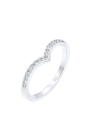 V-SHAPE BASIC - Ringe - silver-colored