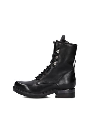 Lace-up ankle boots - zwart