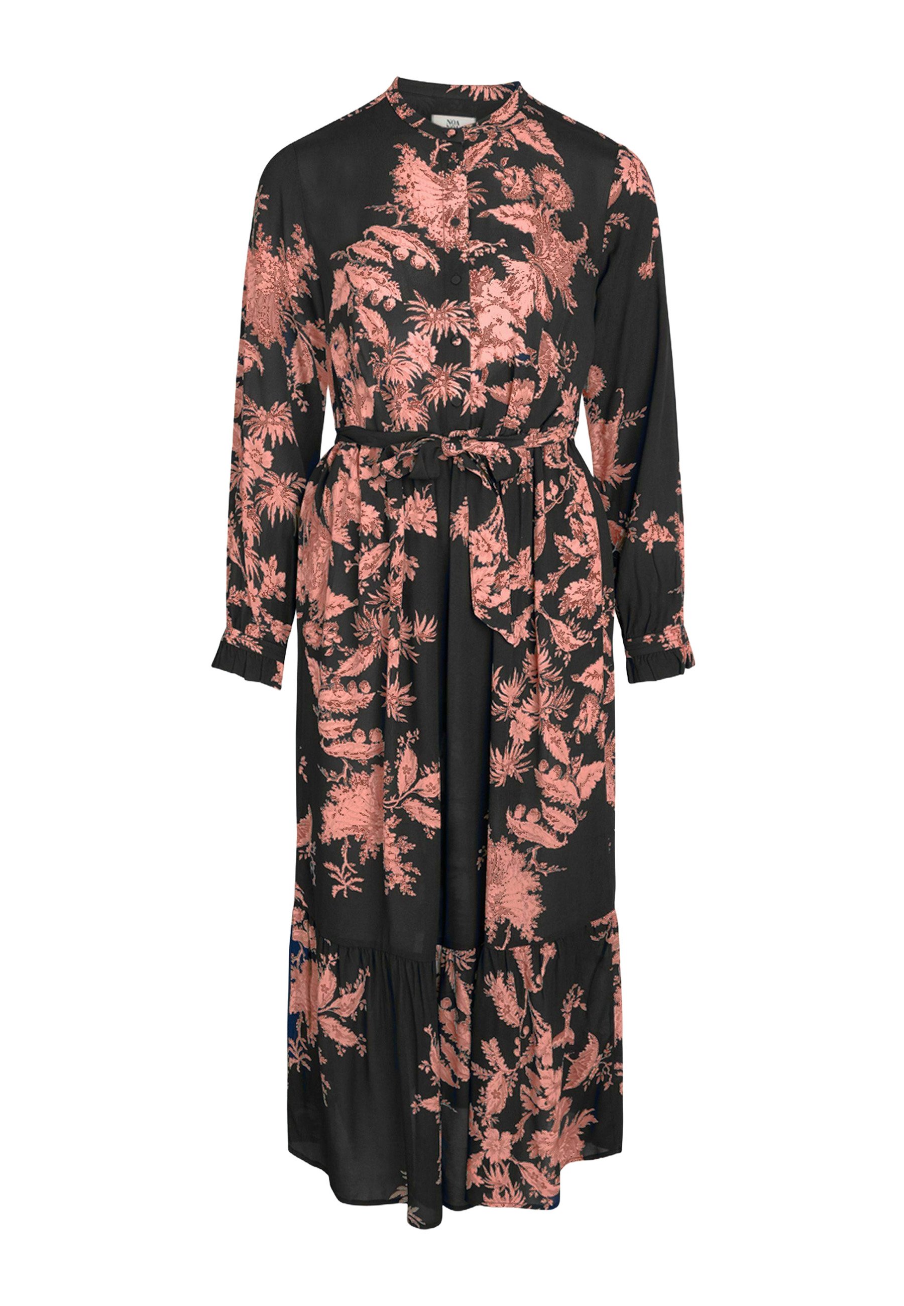 Noa Noa PHILIPPANN Blousejurk print black rose/zwart