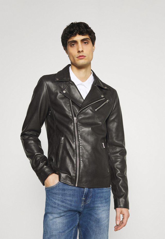 VICK BIKER - Nahkatakki - black