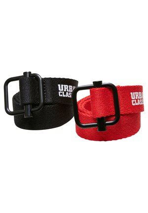 Urban Classics 2 PACK - Gürtel - black red