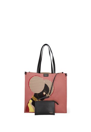 My Best Bag, VENUS - SHOULDER BAG - Shopping bag - rose/black with print