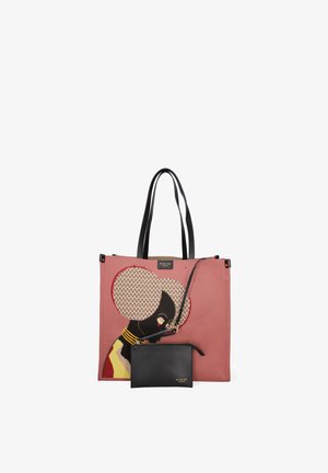 My Best Bag, VENUS - SHOULDER BAG - Shopping bag - rose/black with print