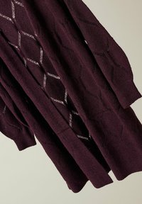 POINTELLE - Vest - burgundy