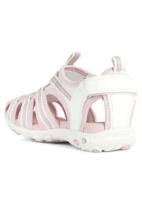 Geox J WHINBERRY G - Sandalias de senderismo - white pink