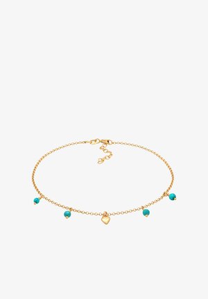 HEART BOHO LOOK - Kojos grandinėlė - gold-coloured