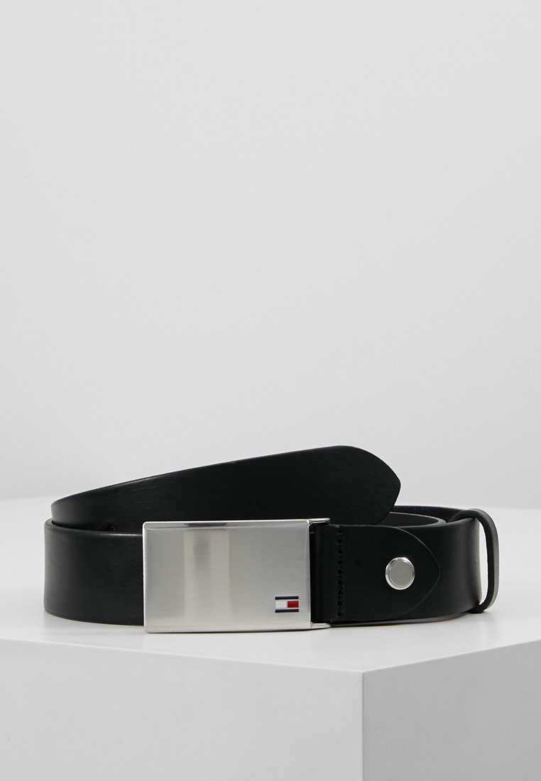 Tommy Hilfiger - PLAQUE BELT - Dalykinio stiliaus diržas - black, Padidinti