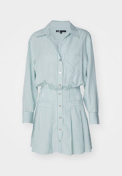 Maje RAUDRINE - Blousejurk - blanc/vert