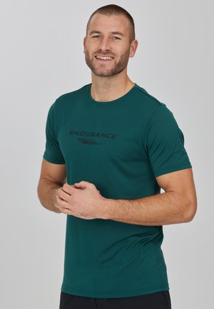 S/S PERFORMANCE - Sports T-shirts - bistro green
