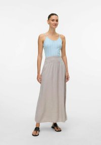 Vero Moda VMLINN HOHE TAILLE LANGER - Maksi svārki - moon rock
