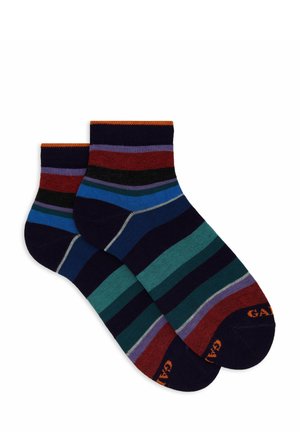 SUPER WITH STRIPES - Calze - uva iris