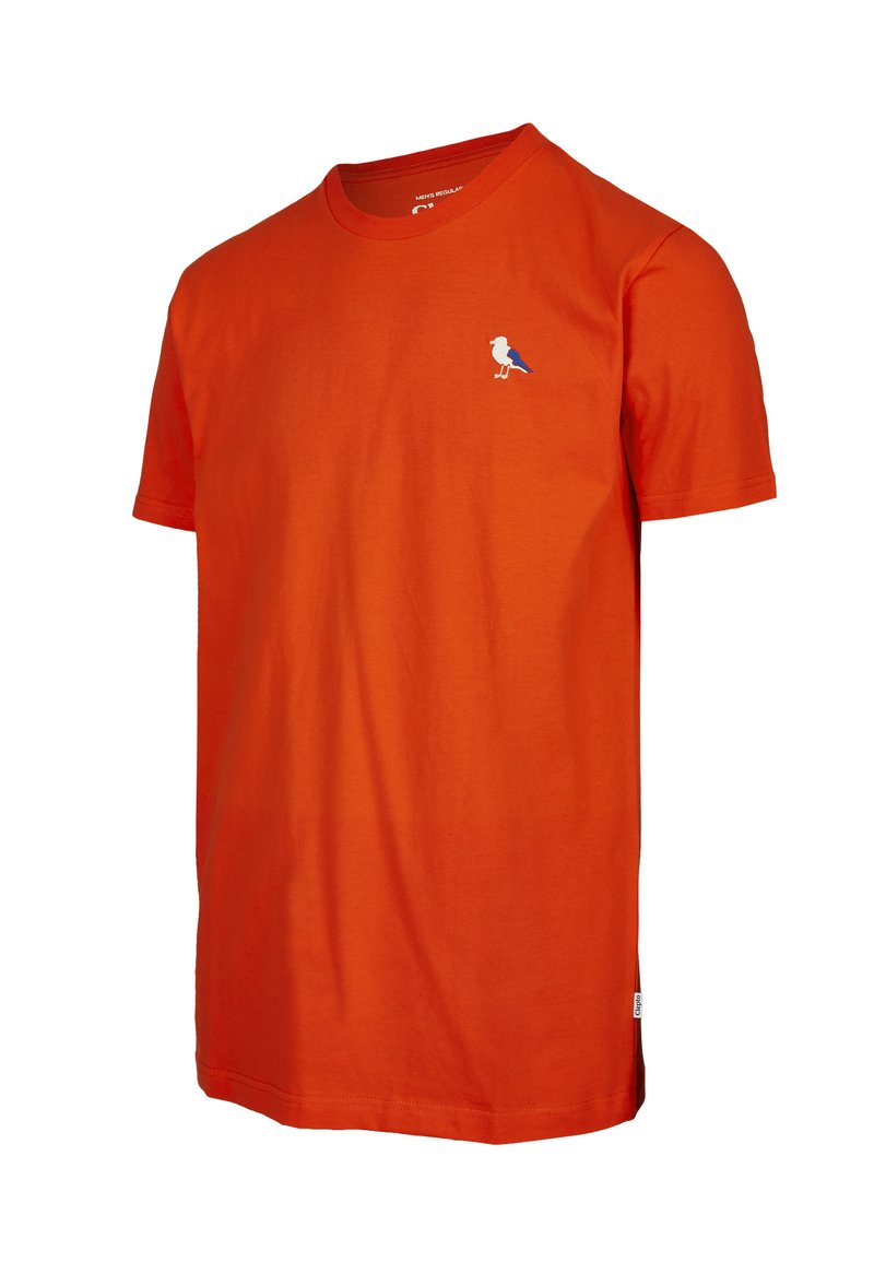 Herren T-Shirts basic | Cleptomanicx EMBRO GULL T-Shirt basic orange - UK83960 Herren T-Shirts basic | Cleptomanicx EMBRO GULL T-Shirt basic orange - UK83960