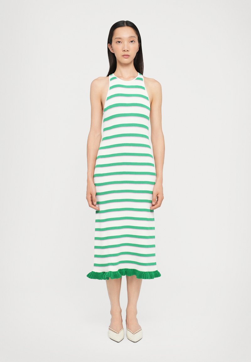 Stine Goya - Strickkleid - green/pink, Vergrößern