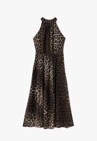Koton LEOPARD PRINTED  - Freizeitkleid - beige