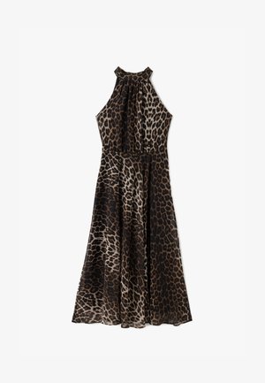 Koton LEOPARD PRINTED - Robe de jour - beige