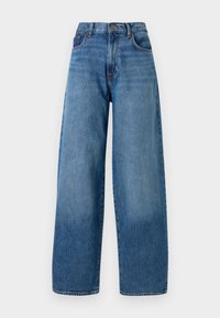 BAGGY JASPER - Pernera ancha - mid blue