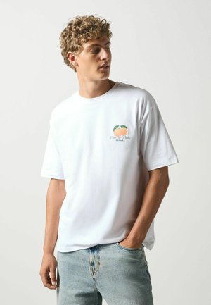 Next, T-SHIRT  - T-Shirt print - ecru white oranges
