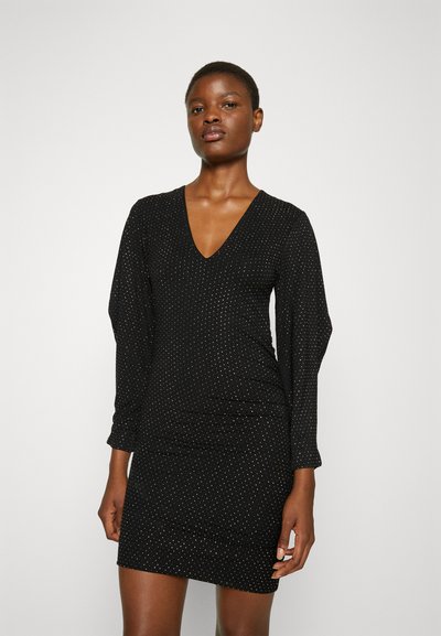 Iro NITTE - Robe en jersey - full black/silver