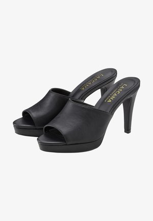 LASCANA, Pantolette hoch - schwarz