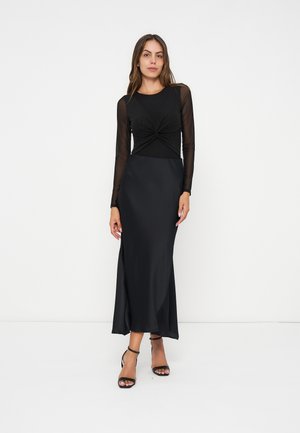 Anna Field by Zalando, BODYSUIT WITH MESH SLEEVES - Блуза с дълги ръкави - black