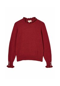 Unselected, burgundy