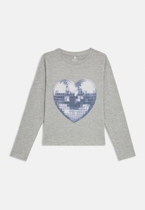 NKFTHELMAS - Top dugih rukava - grey melange