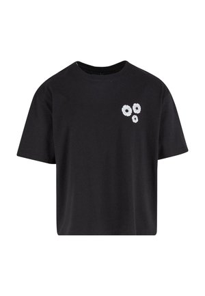 Mister Tee, BOLD FLOWERS CROPPED  - T-shirt con stampa - black