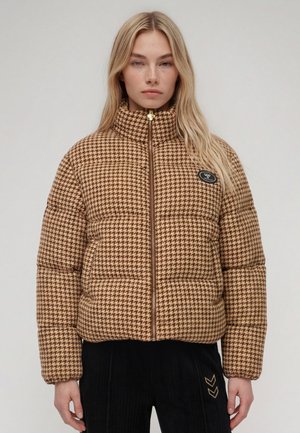 Hummel, PEPITA CORDUROY BEE PUFFERJACKET - Veste d'hiver - dark brown