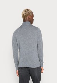 Calvin Klein TURTLE NECK - Maglione - mid grey heather