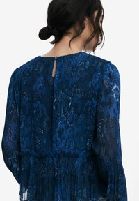 Desigual LONG-SLEEVE PLEATED - Blouse - blue