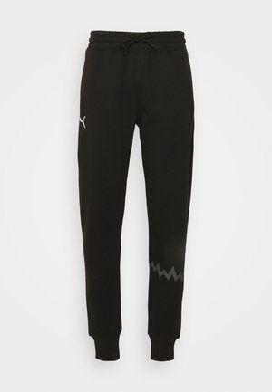 Puma HOOPS TEAM SWEAT PANT - Dresside alumine osa - black