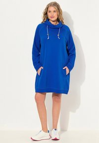 Ulla Popken LANGARM TASCHEN - Freizeitkleid - royal blue