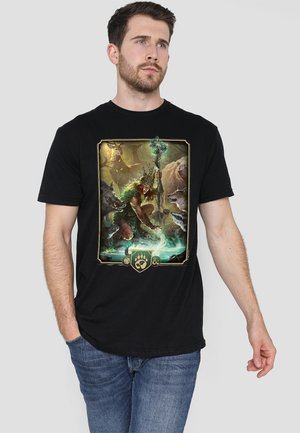 DUNGEONS DRAGONS DRUID KEY ART - Print T-shirt - black